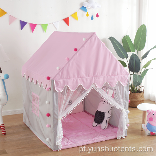 Tenda infantil clássica casa de bebê castelo princesa